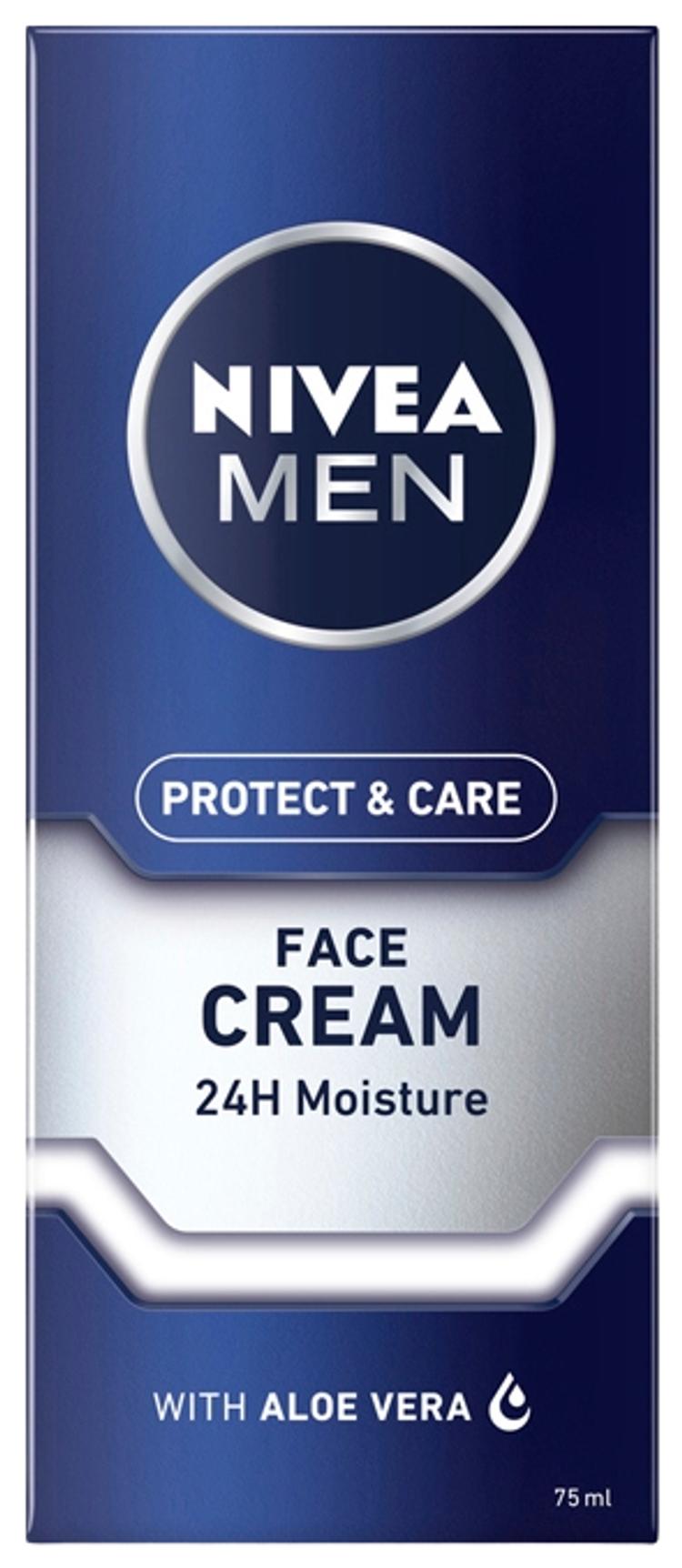 NIVEA MEN 75ml Protect & Care Moisturising Face Care Cream -kasvovoide