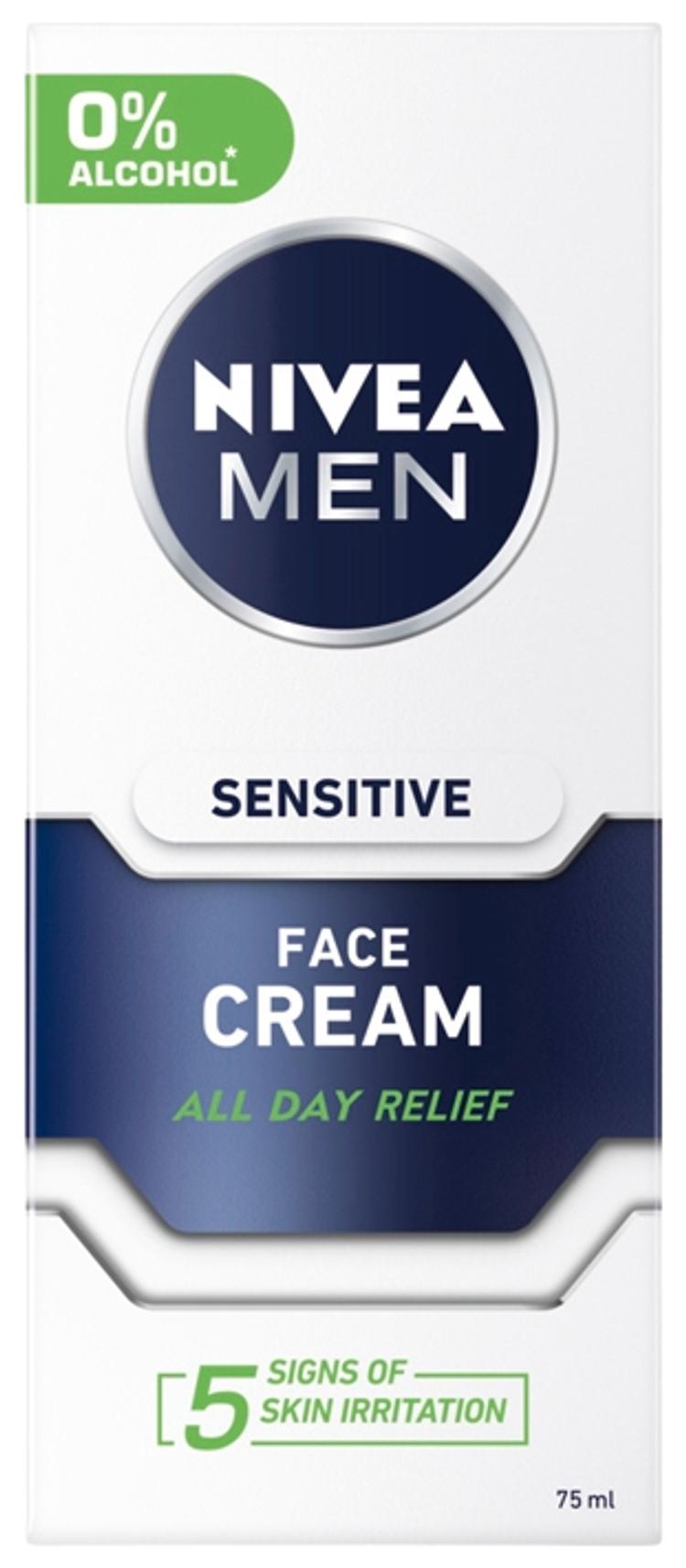 NIVEA MEN 75ml Sensitive Face Cream -kasvovoide