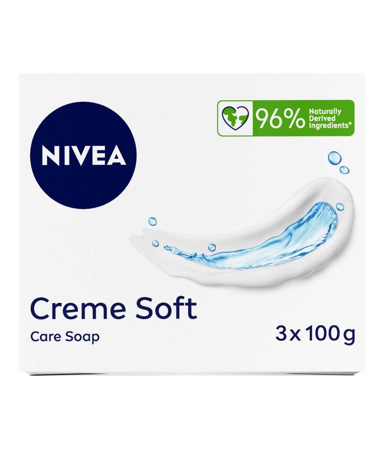 NIVEA 3x100g Creme Soft palasaippua