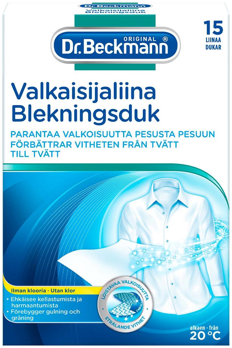 Dr. Beckmann 15kpl Valkaisijaliina