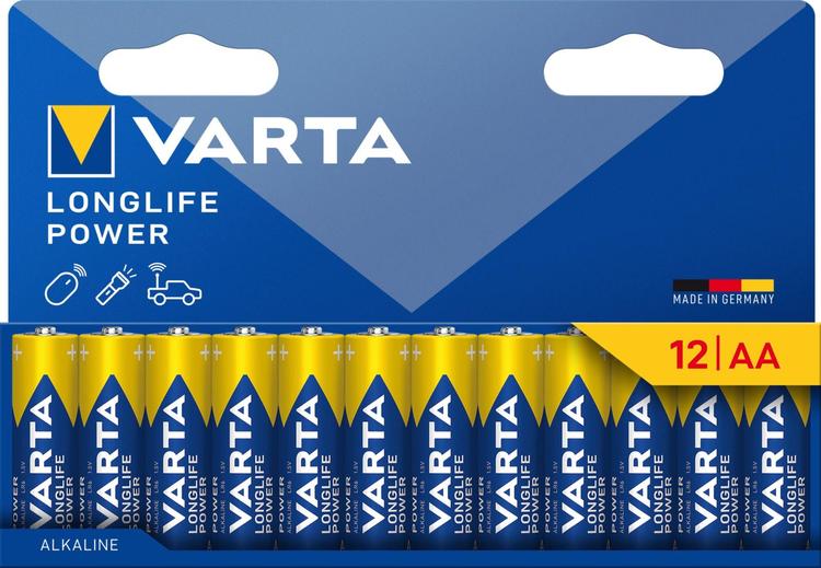 Varta paristo Longlife Power AA 12 pack