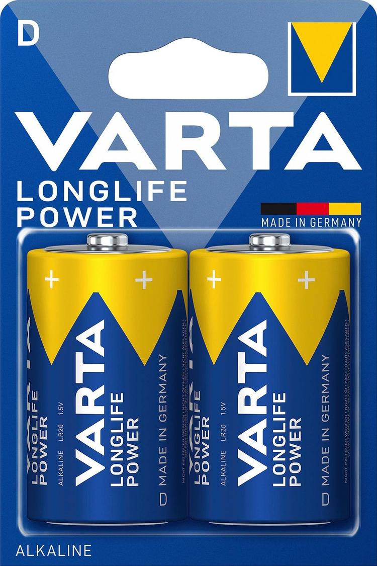 Varta Longlife Power 2xD LR20 alkaliparisto