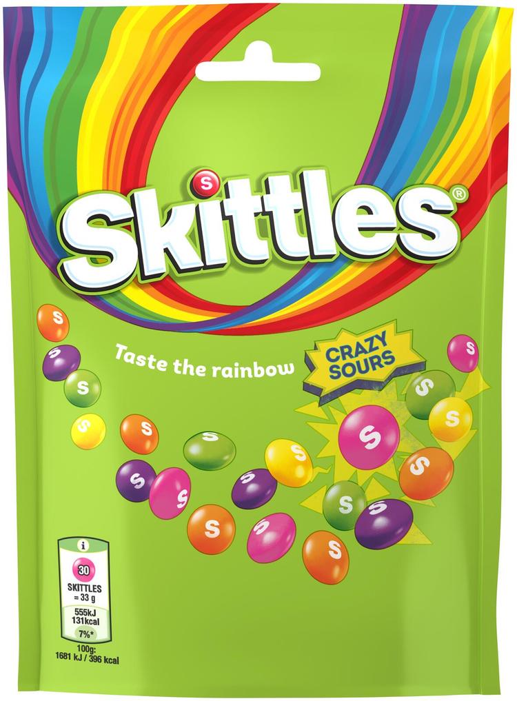 Skittles Crazy Sours 152g