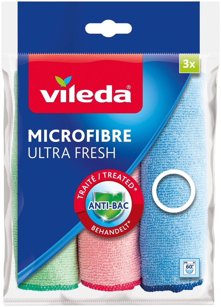 Vileda Ultra Fresh mikrokuituliina 3 kpl