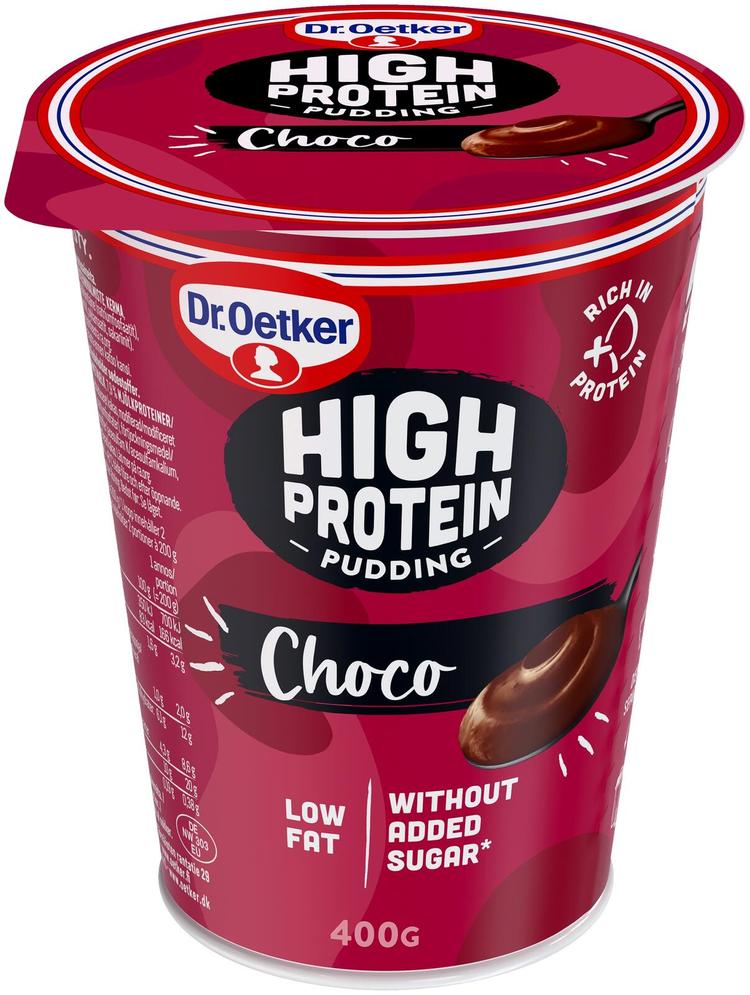 Dr Oetker High Protein Vanukas Suklaa 400 G S kaupat Ruoan Verkkokauppa