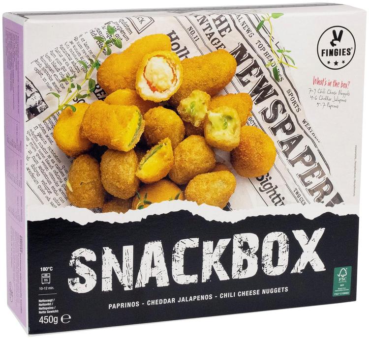 Fingies Snackbox 450g esipaistettu