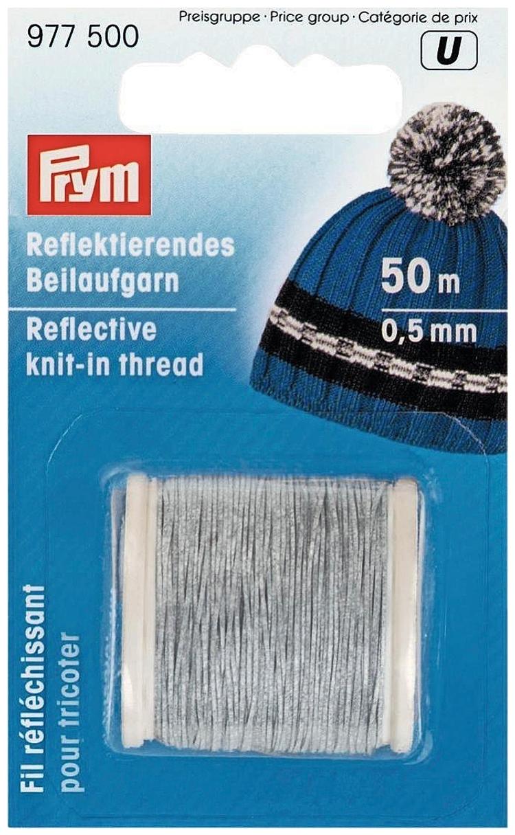 Prym heijastava lanka neuleisiin 0,5mm 50m