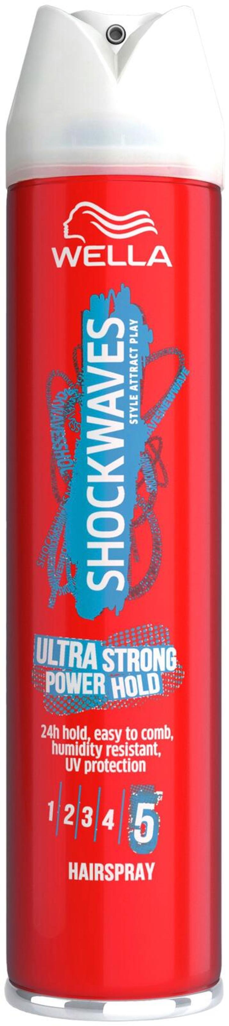 Wella Shockwaves 250ml  Power Hold Hiuskiinne