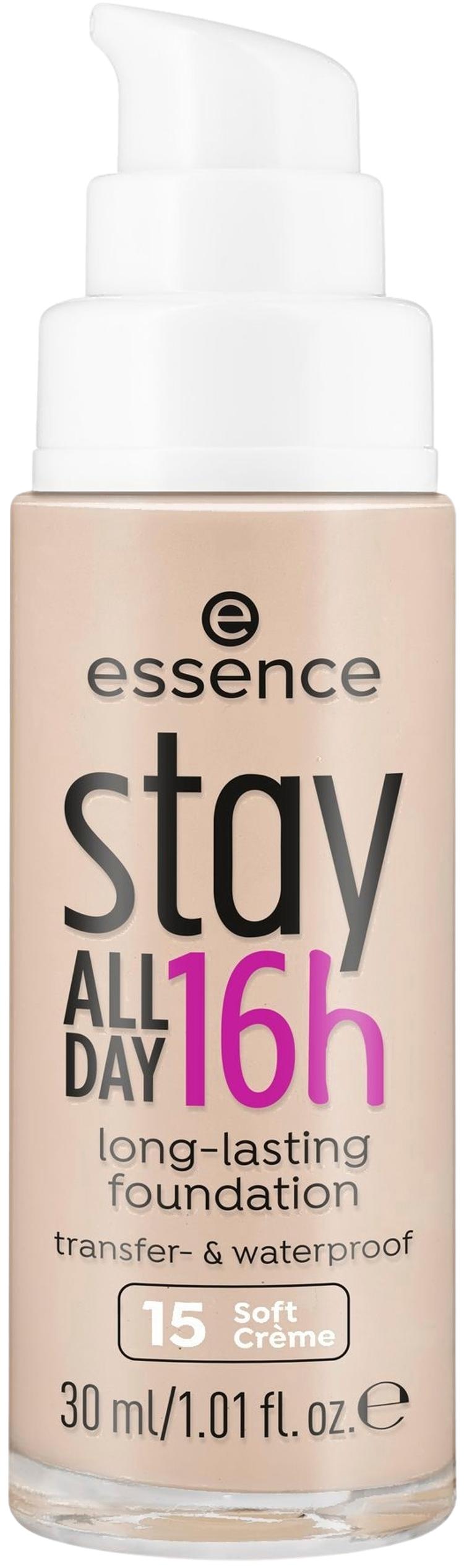 essence stay ALL DAY 16h long-lasting Foundation 15 Soft Creme 30 ml