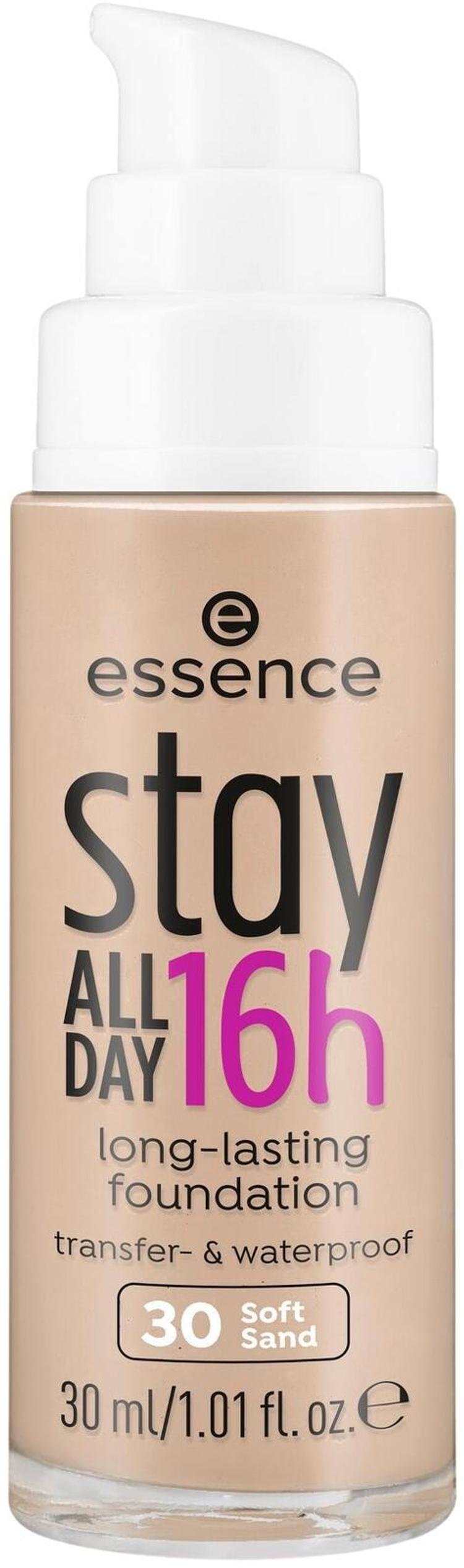 essence stay ALL DAY 16h long-lasting Foundation 30 Soft Sand 30 ml