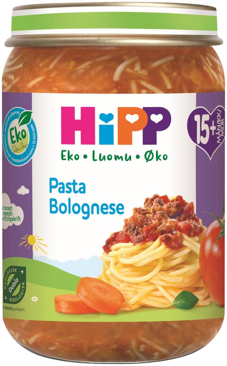 HiPP Luomu Pasta Bolognese 15kk 250g