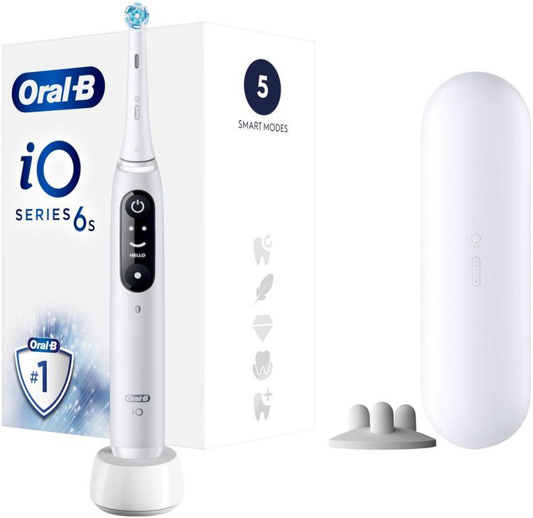 Oral-B IO 6S White -Sähköhammasharja Braun-tekniikalla | S-kaupat Ruoan ...