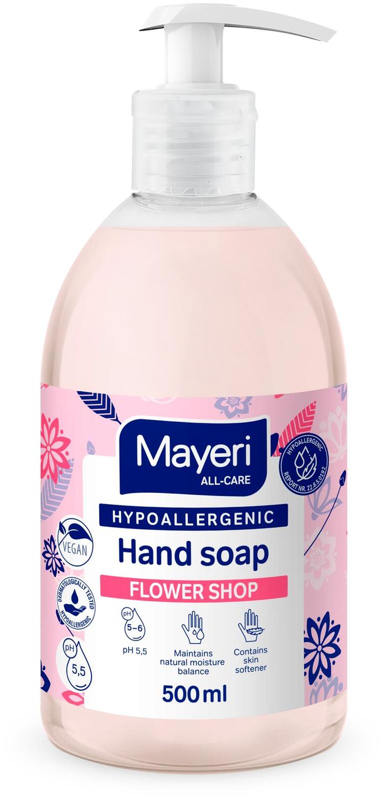 Mayeri All-Care hypoallergeeninen nestesaippua Flower Shop 500 ml