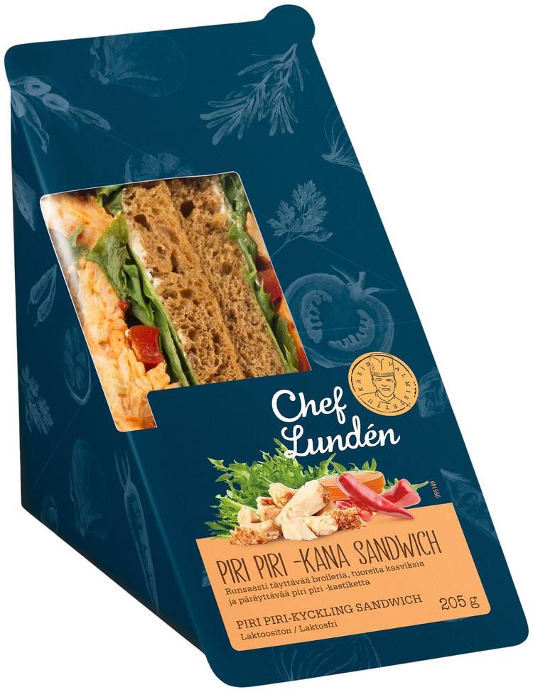 Chef Lundén Piri piri -kanasandwich 205g