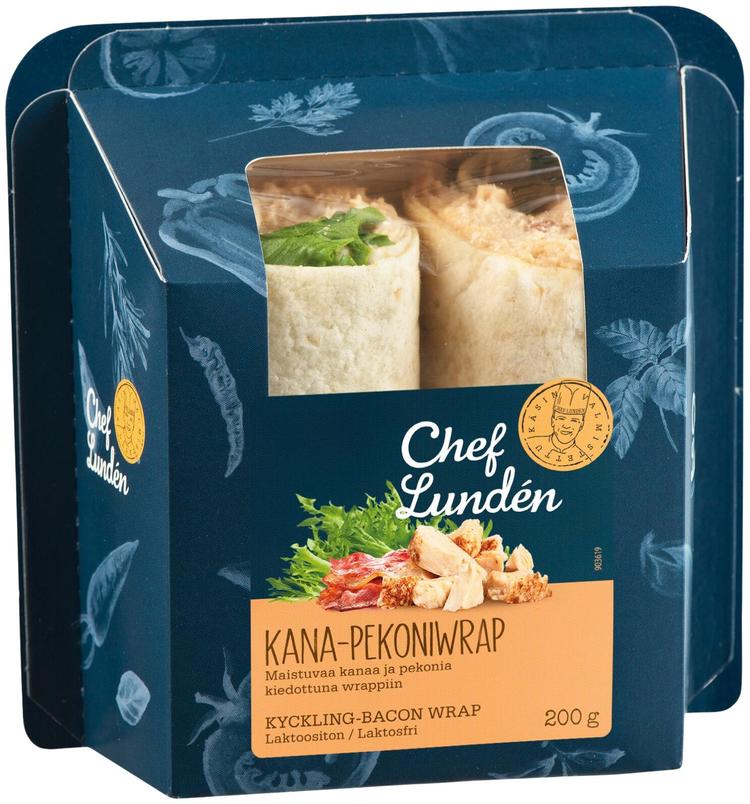 Chef Lundén Kana-pekoni wrap 200g