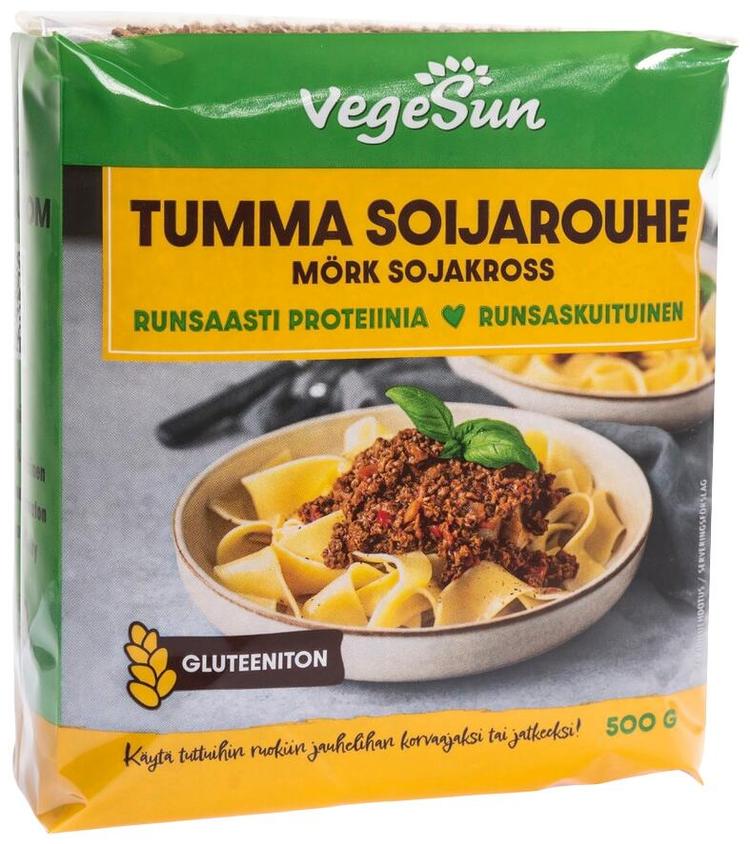 VegeSun soijarouhe tumma 500g