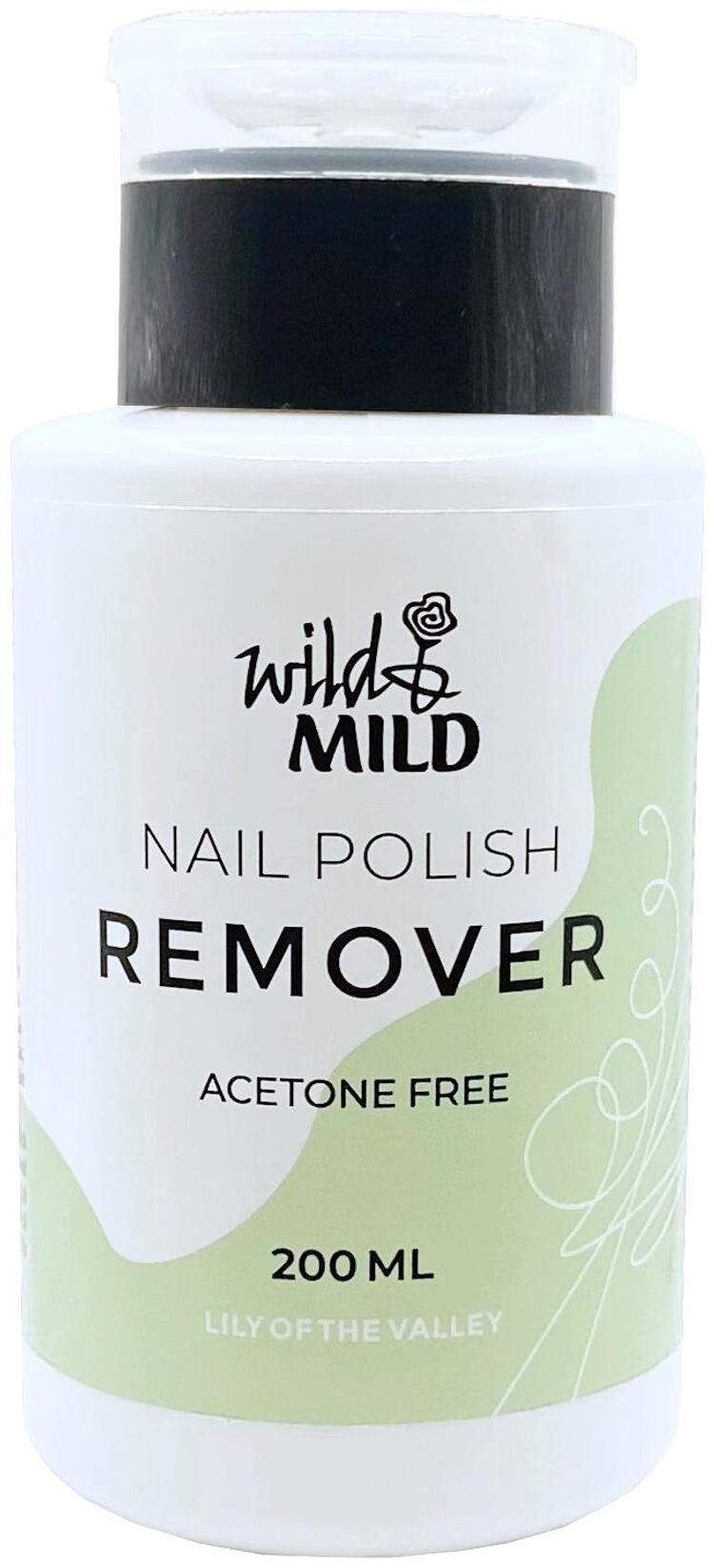 Wild&Mild Nail polish remover acetone free 200ml