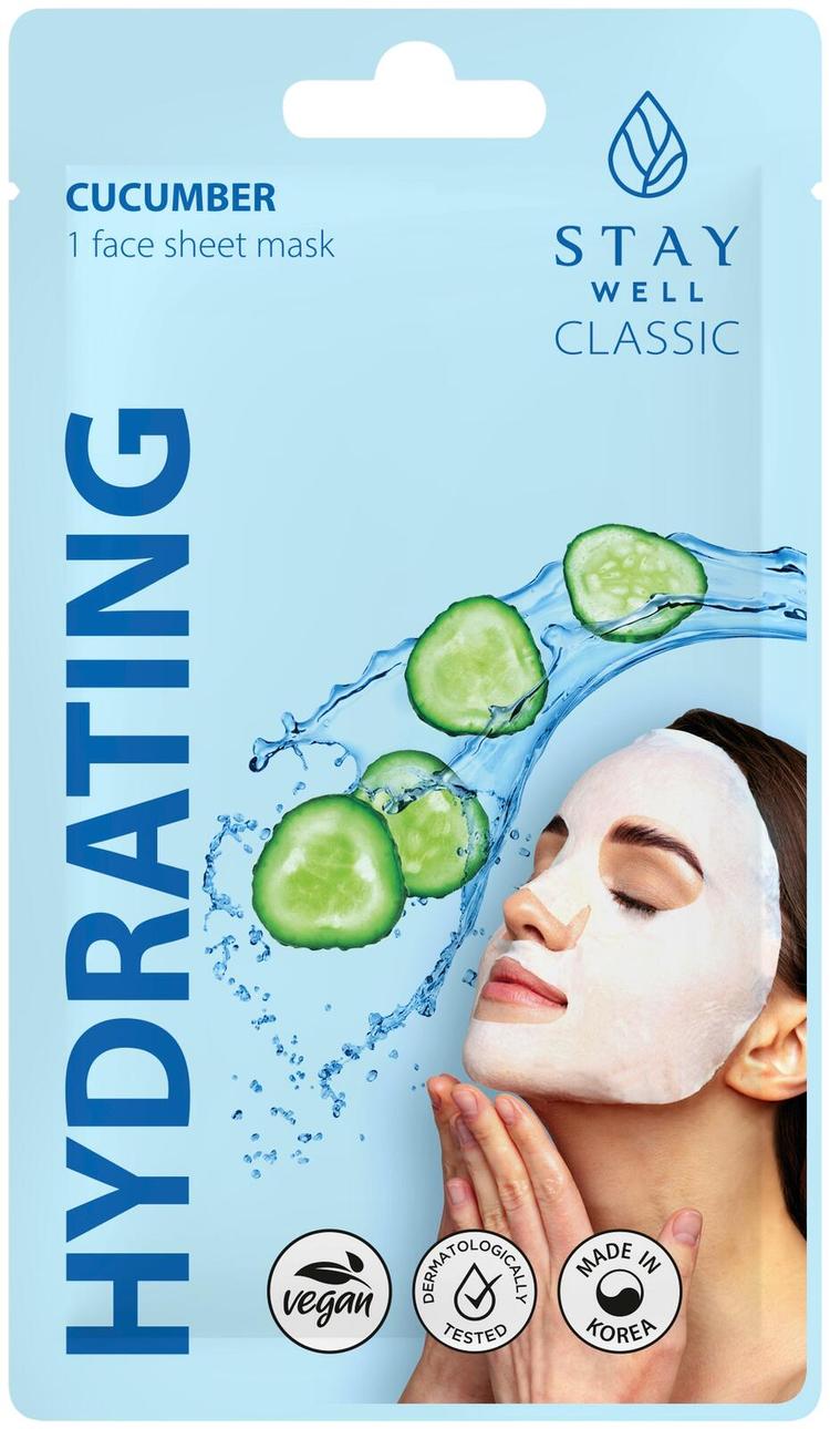 Stay Well Classic Sheet Mask - Cucumber Hydrating