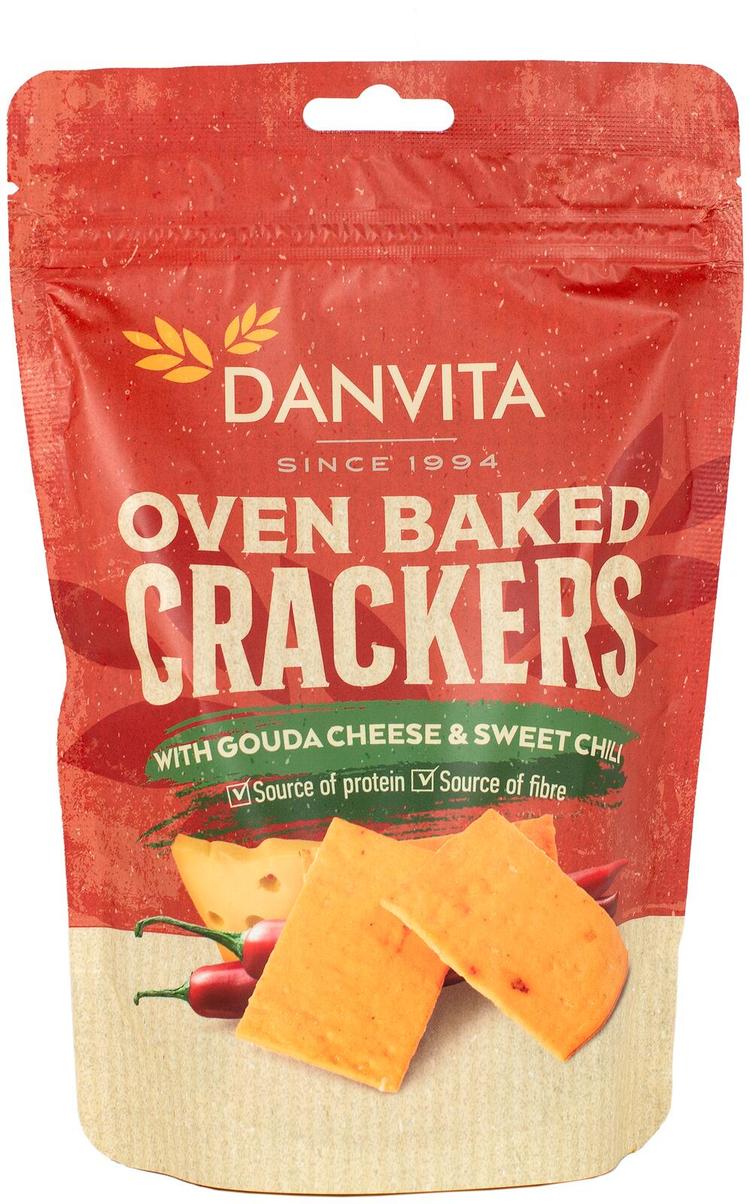 Danvita gouda-makea chili cracker 100g