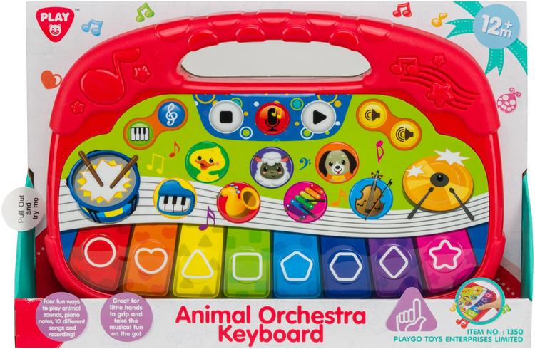 Lasten kosketinsoitin Animal Orchestra Keyboard