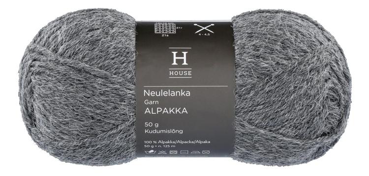 House neulelanka Alpakka 710234 50 g Dark Grey 1026