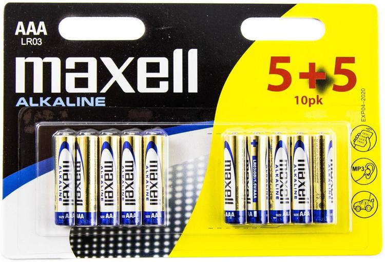 Maxell AAA alkaliparisto 10kpl