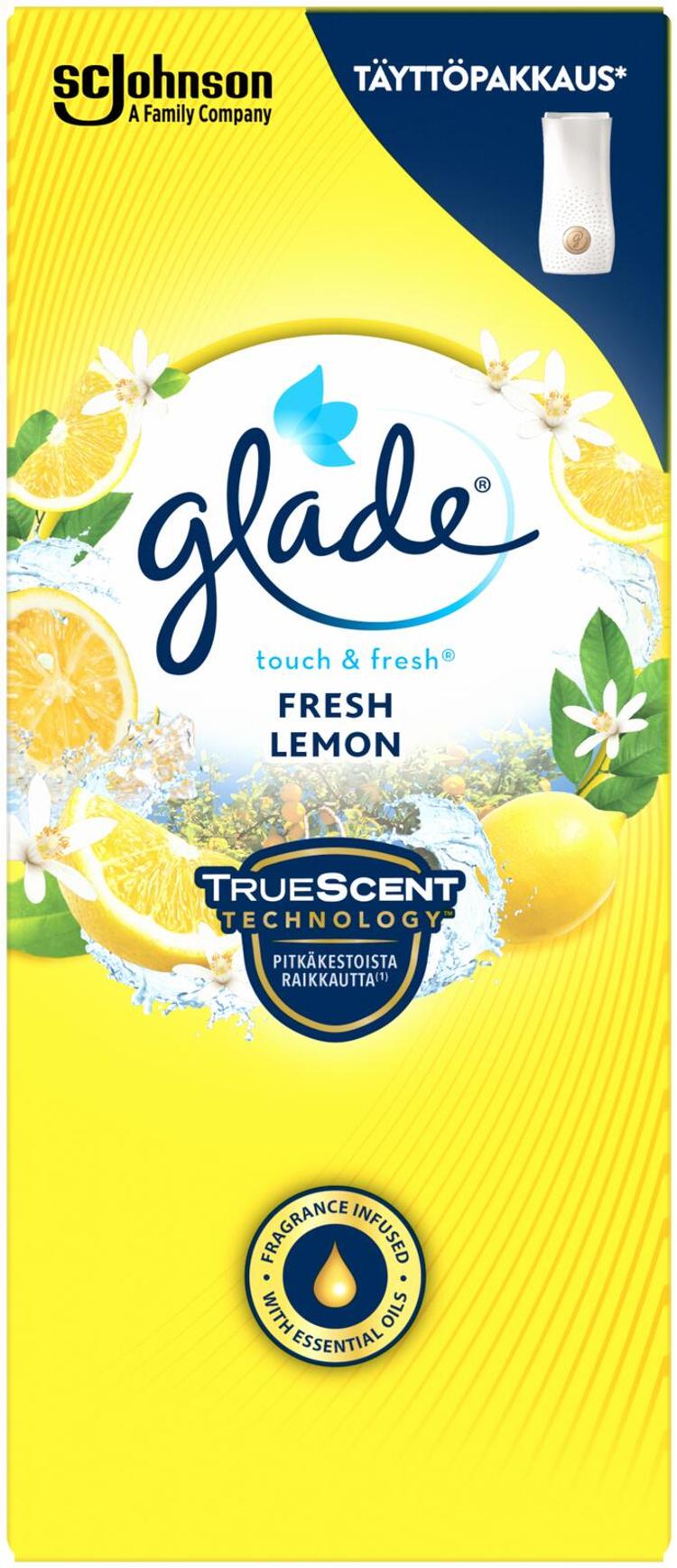 Glade Touch & Fresh 10ml fresh lemon täyttöpakkaus