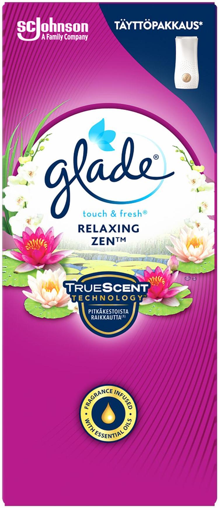 Glade Touch & Fresh 10ml relaxing zen ilmanraikastintäyttö