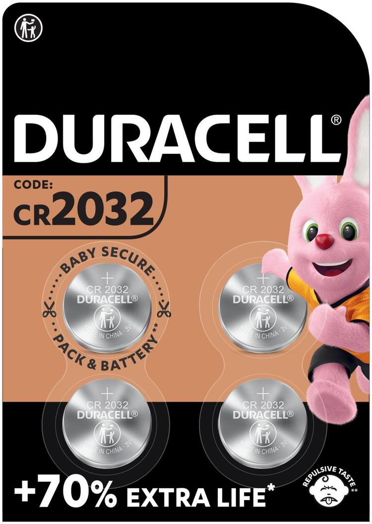 Duracell 4kpl 2032 nappiparisto