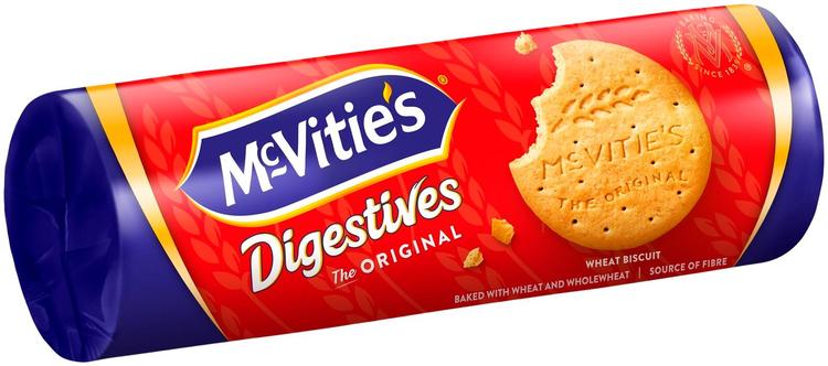 McVitie's Digestive 400g Original täysjyvävehnäkeksi