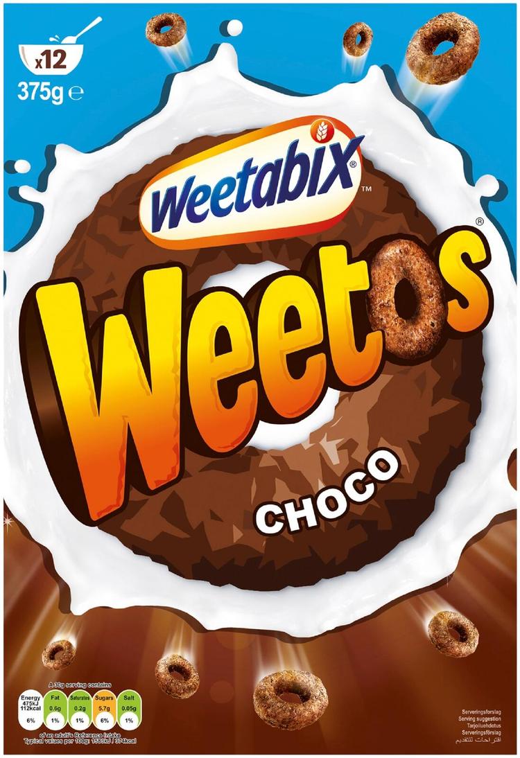 Weetos 375 g suklaanmakuinen vehnämuro