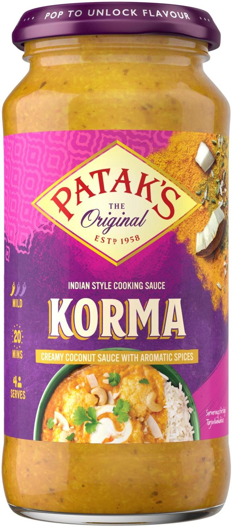 Patak's Korma Currykastike 450g