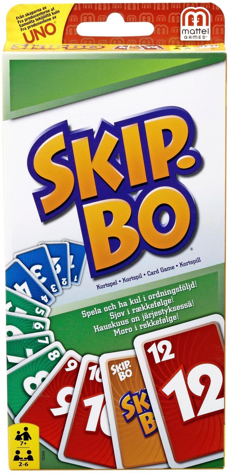 SKIPBO pelikortit