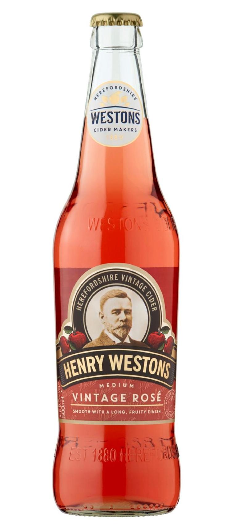 Henry Westons Vintage Rosé 5,5% 50cl