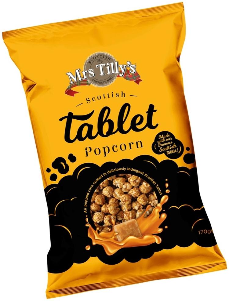 Mrs Tilly's 170g Scottish Tablet Popcorn