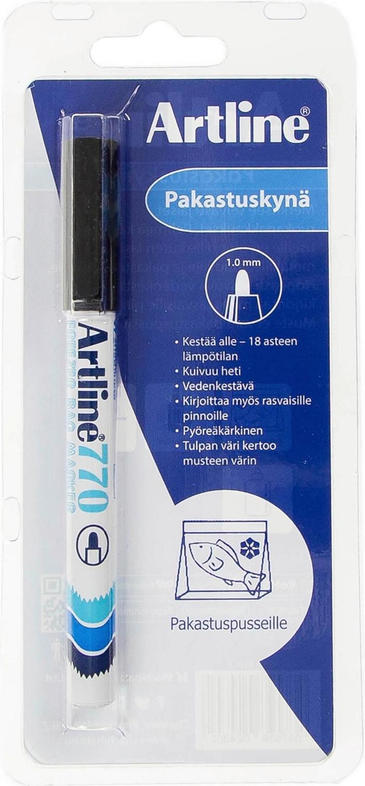 Artline pakastuskynä 770 musta