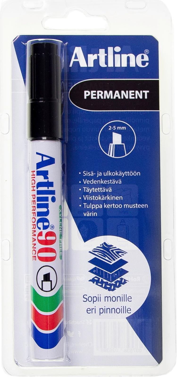 Artline huopakynä 90 4,5mm musta