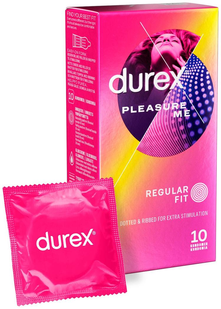 Durex Pleasure Me kondomi 10kpl