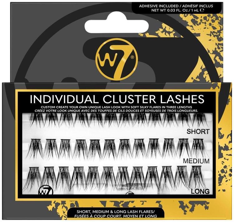 W7 Irtoripset ja liima Cluster Lashes