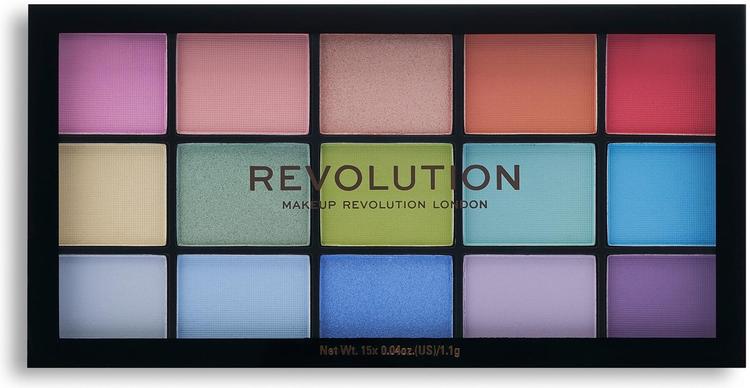 Makeup Revolution Reloaded Sugar Pie Palette luomiväripaletti 15 sävyä