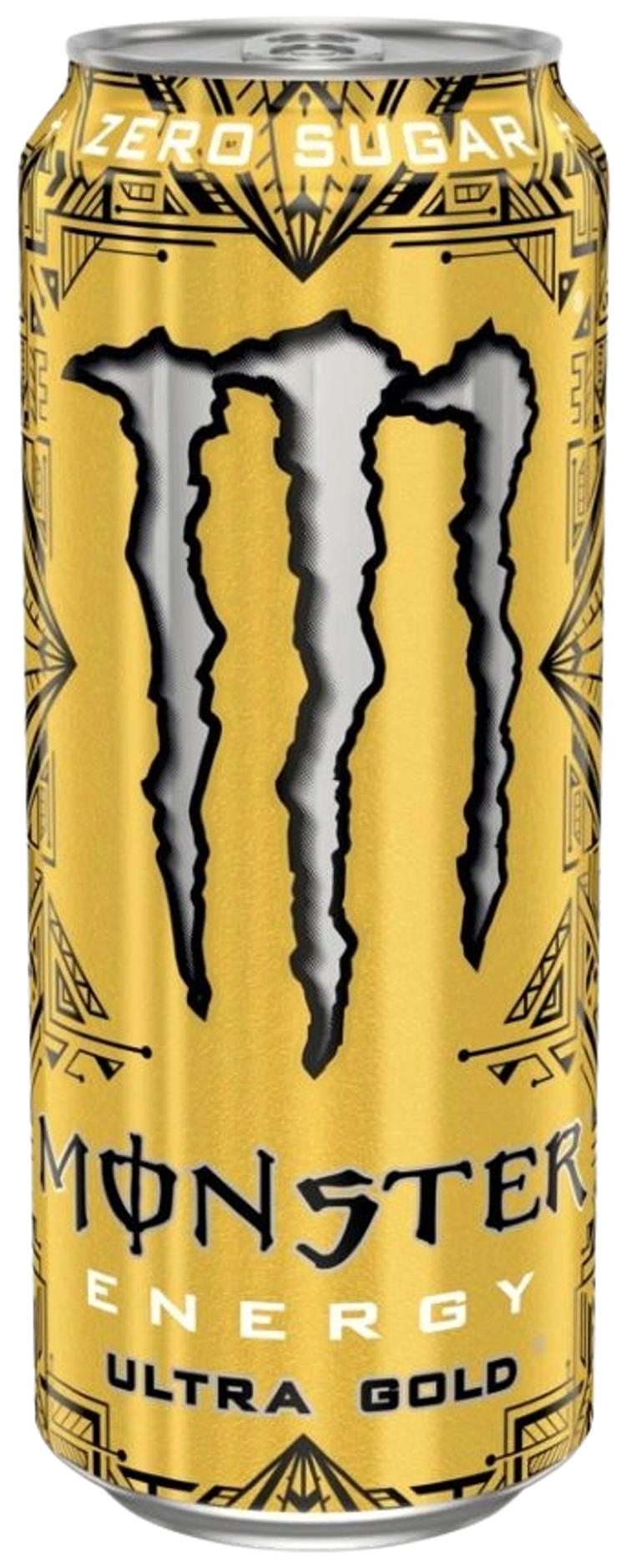 Monster Energy Ultra Gold energiajuoma tölkki 0,5 L