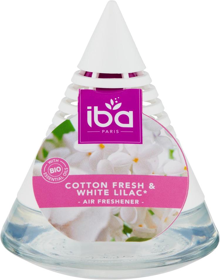 IBA 75ml COTTON FRESH & WHITE LILAC Pyramid Ilmanraikastin