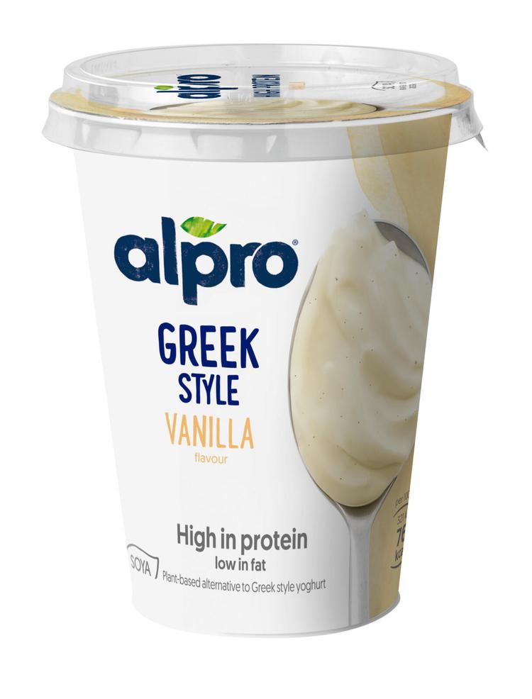 Alpro Greek Style Hapatettu soijavalmiste, vanilja 400g