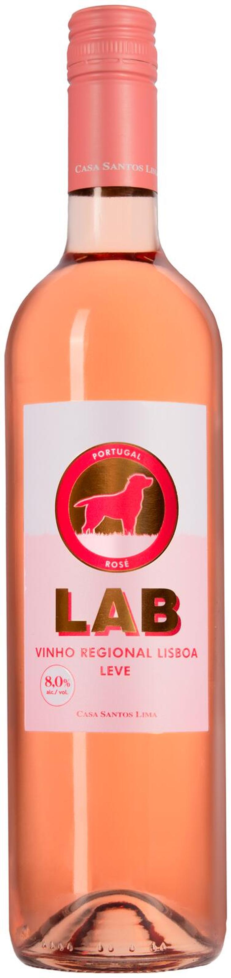 LAB Vinho Regional Lisboa Leve Rose viini 8,0 til-% 75cl plo