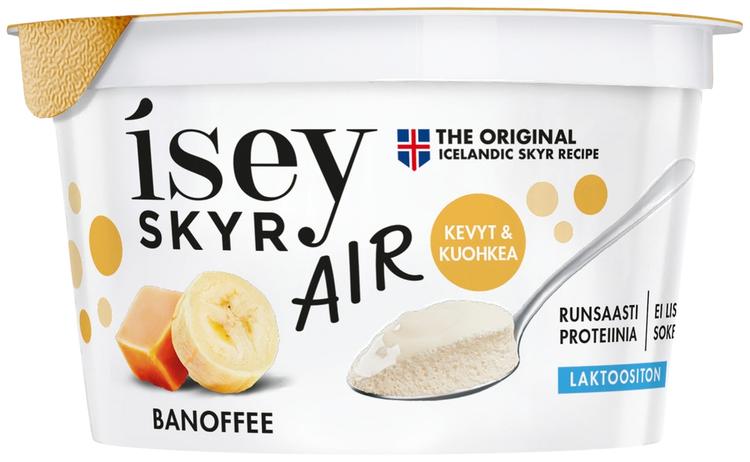 Isey Skyr Air Banoffee laktoositon maitovalmiste 125g