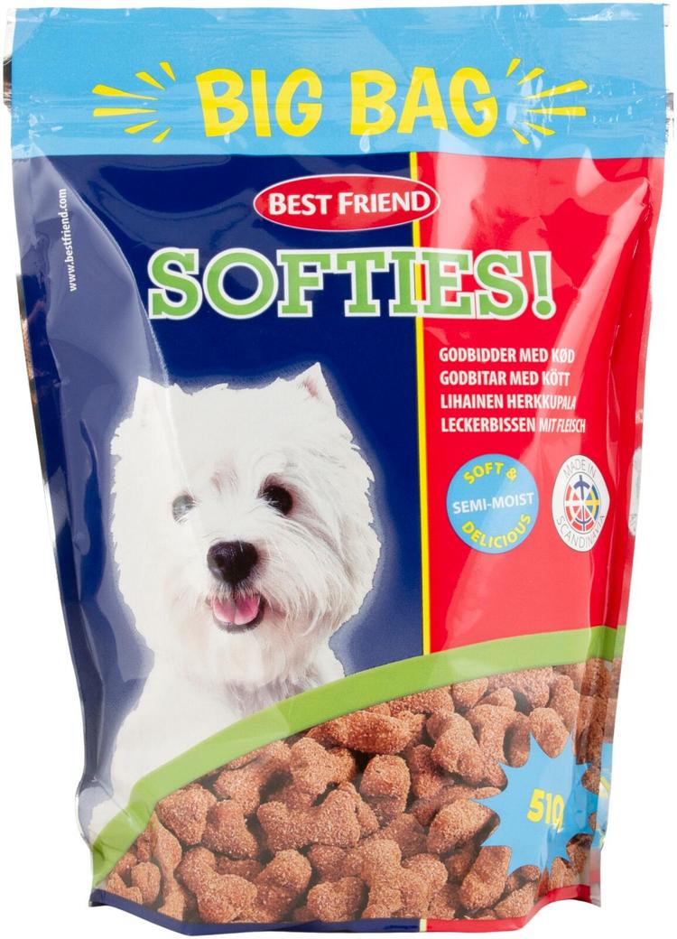 Best Friend Softies Big Bag  Lihainen herkku Big Pack 510g