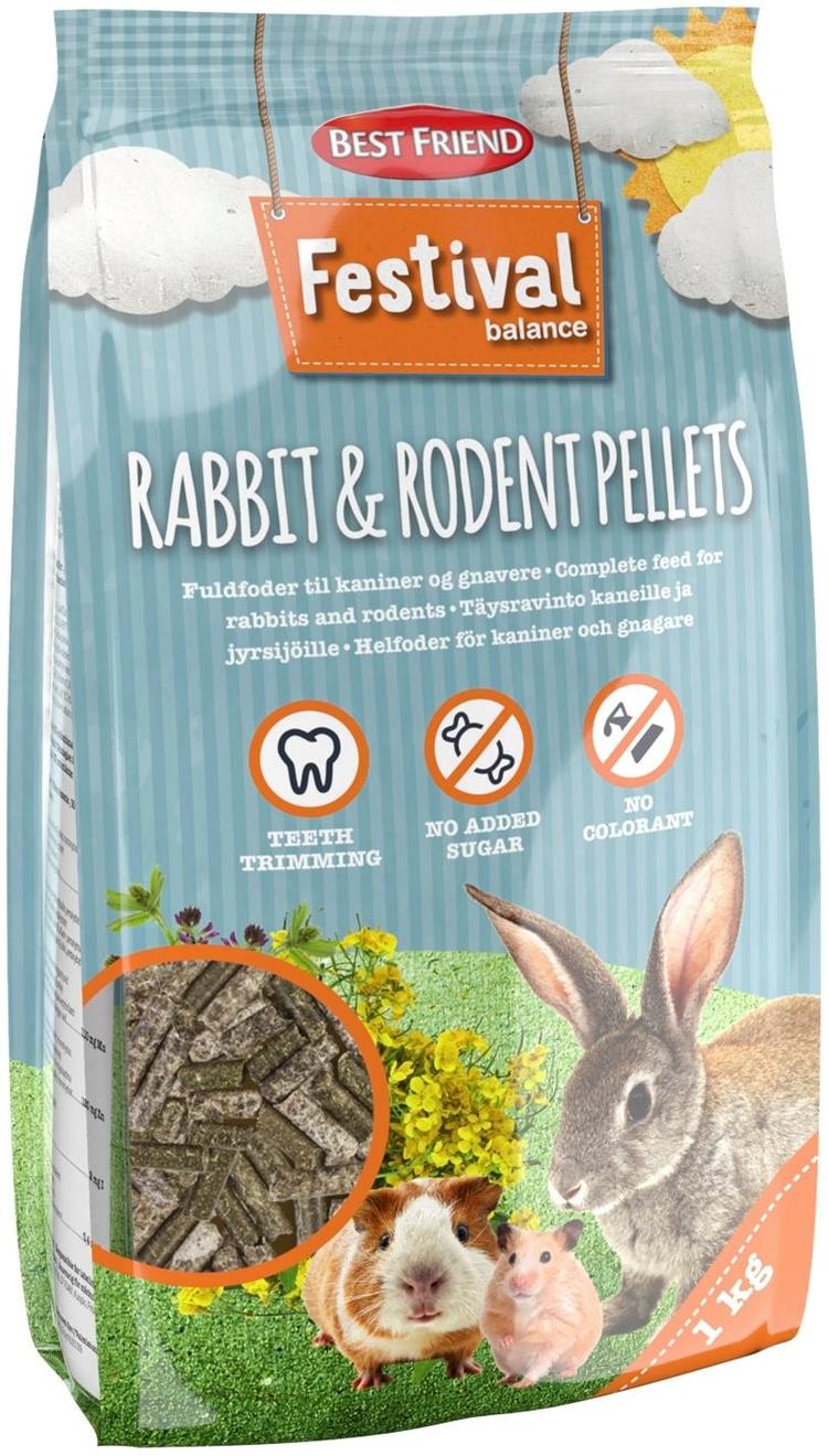 Best Friend Festival Balance Rabbit&Rodent pellets 1kg