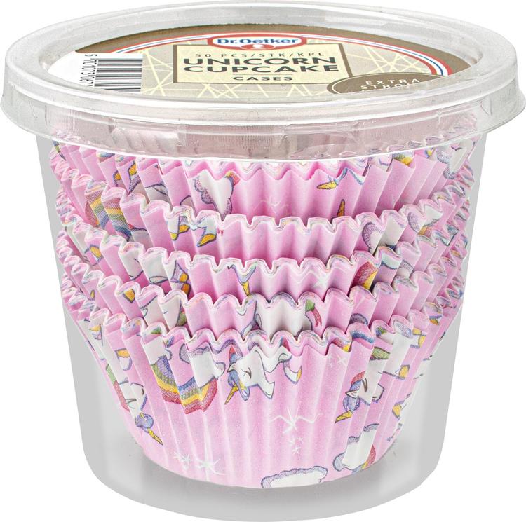 Dr. Oetker Unicorn Cupcake vuoat 50 kpl