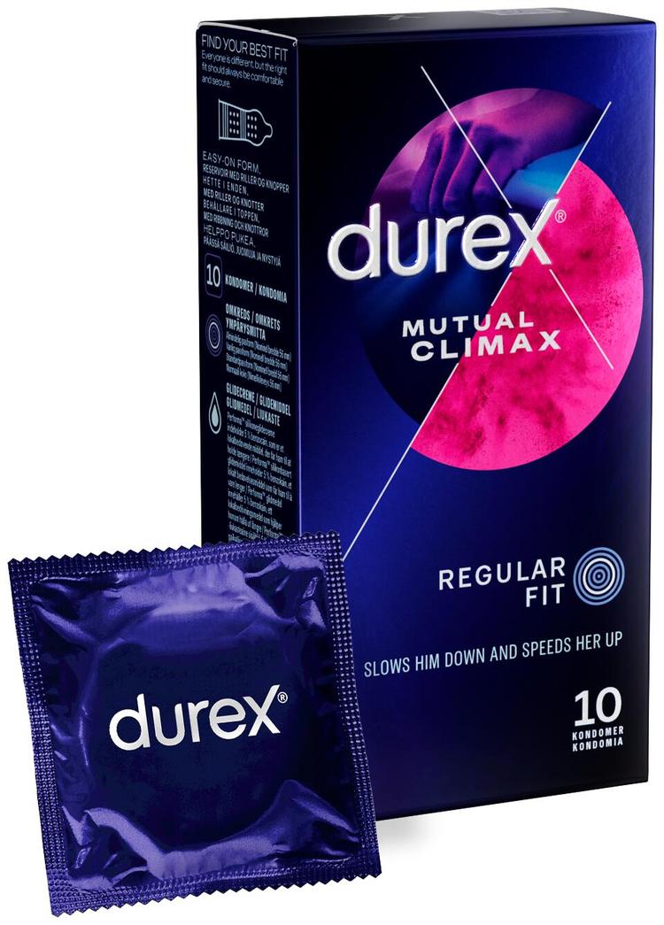 Durex Mutual Climax kondomi 10kpl