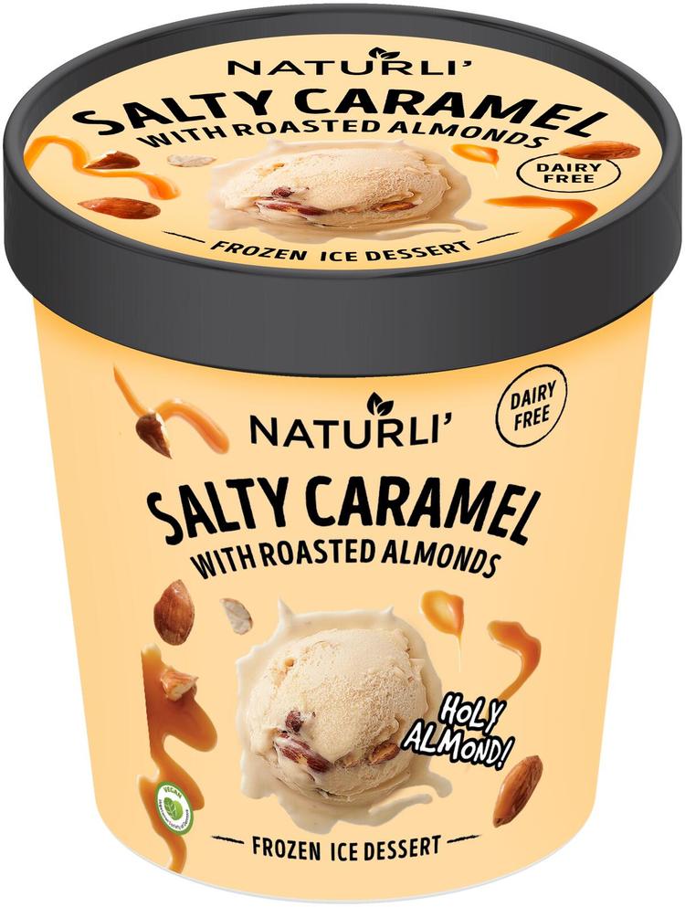 Naturli salty caramel ice dream vegaaninen jäätelö 500ml